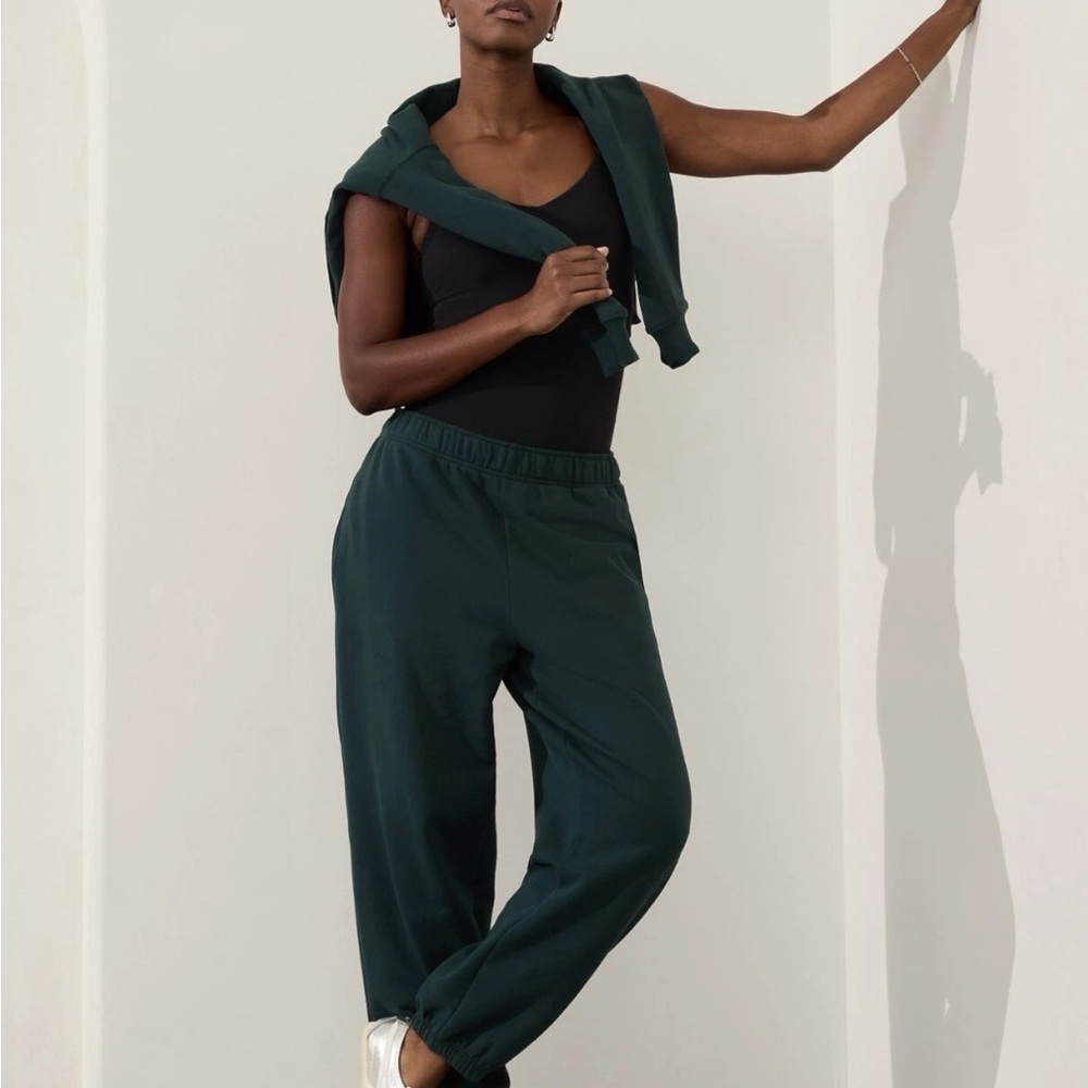 Athleta Forever Fleece High Rise Joggers